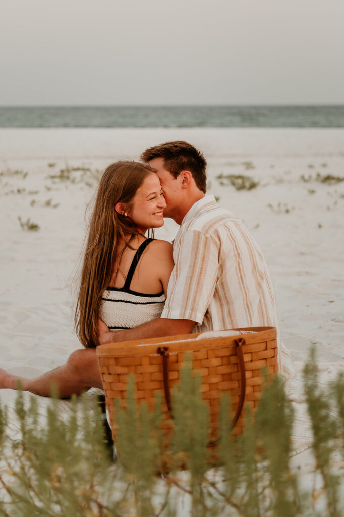 Couples Picnic on Pensacola Beach, National Seashore.